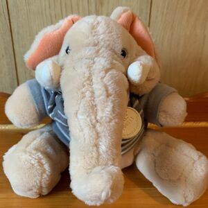 Vintage trunkit wrinkles elephant plush stuffed toy